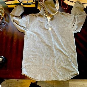 Bylt drop cut hooded Henley